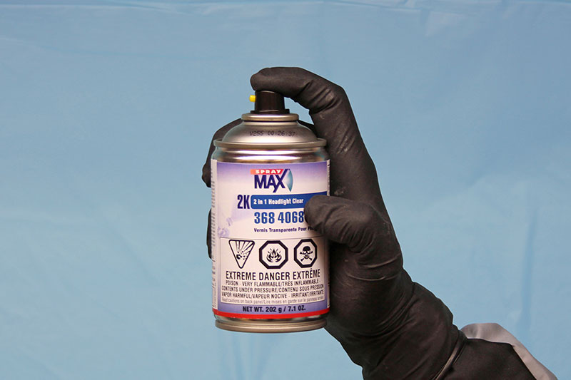  SprayMax SMT 3684068, 2K 2 in 1 Headlight Clear : Automotive