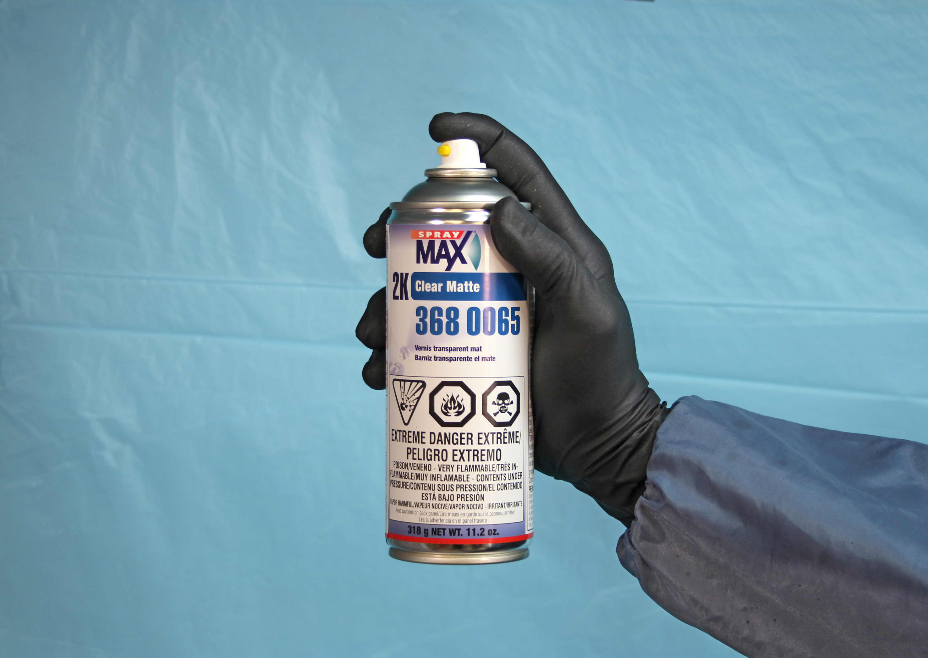SprayMax 3680067 2K Clear Coat Semi Matte
