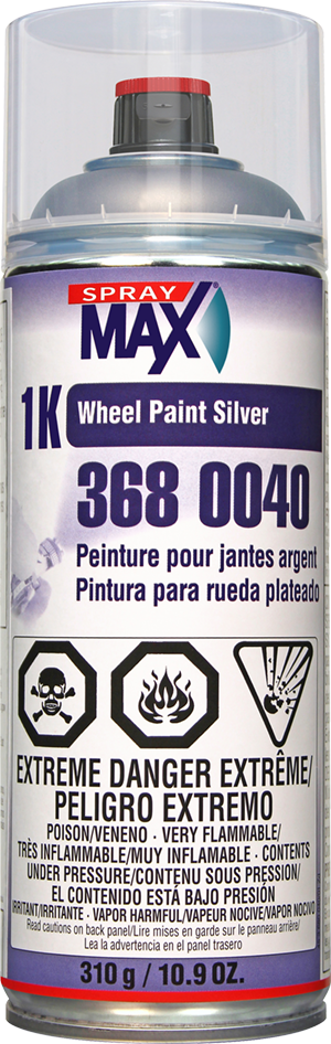 1K Peinture pour jantes argent